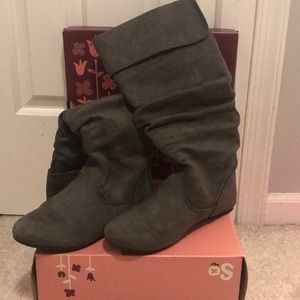 SO “suede” like boots